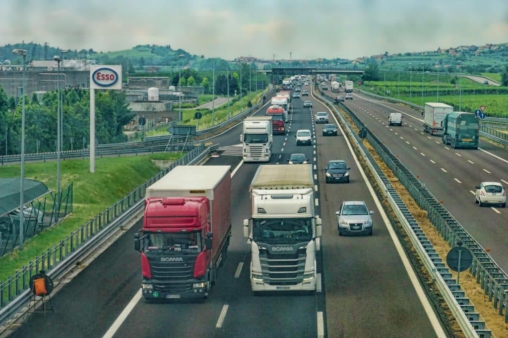 High speed highway freight transport